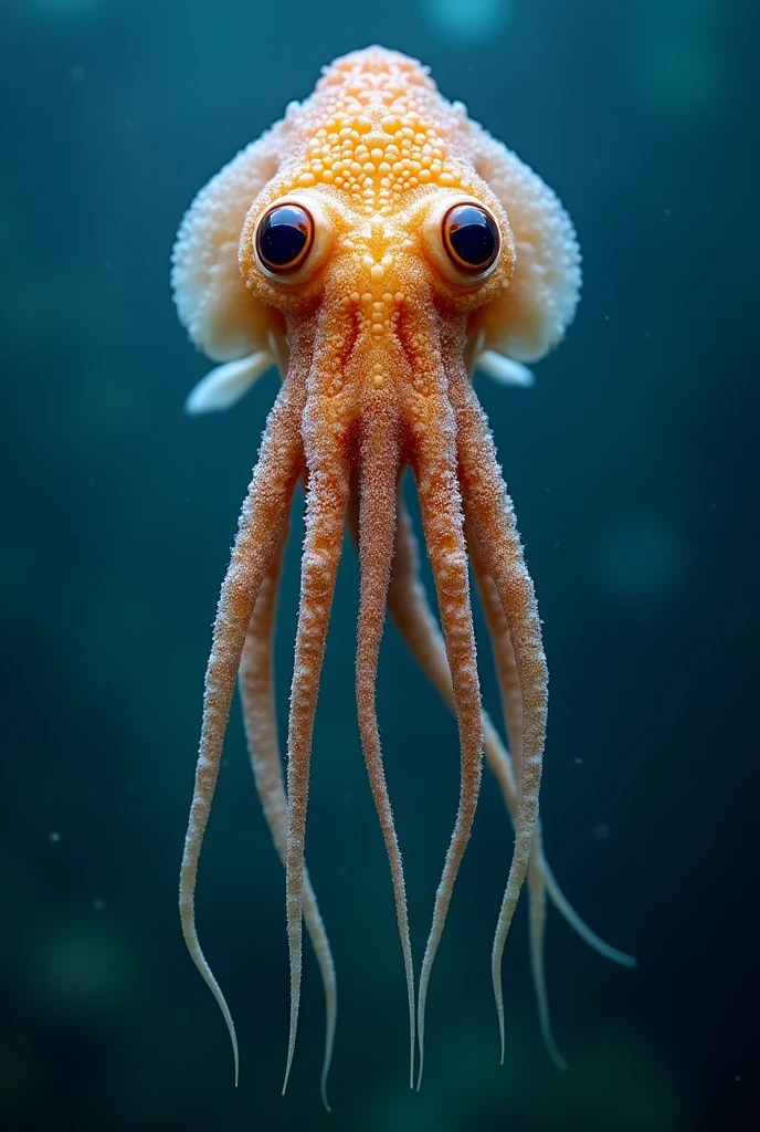 Cuttlefish with for tentacles