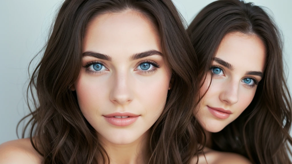 1 woman, (realist:1), Brown hair, by the wide, black eyes, happy, sexy pose, Whole body, symmetrical body, model, gym