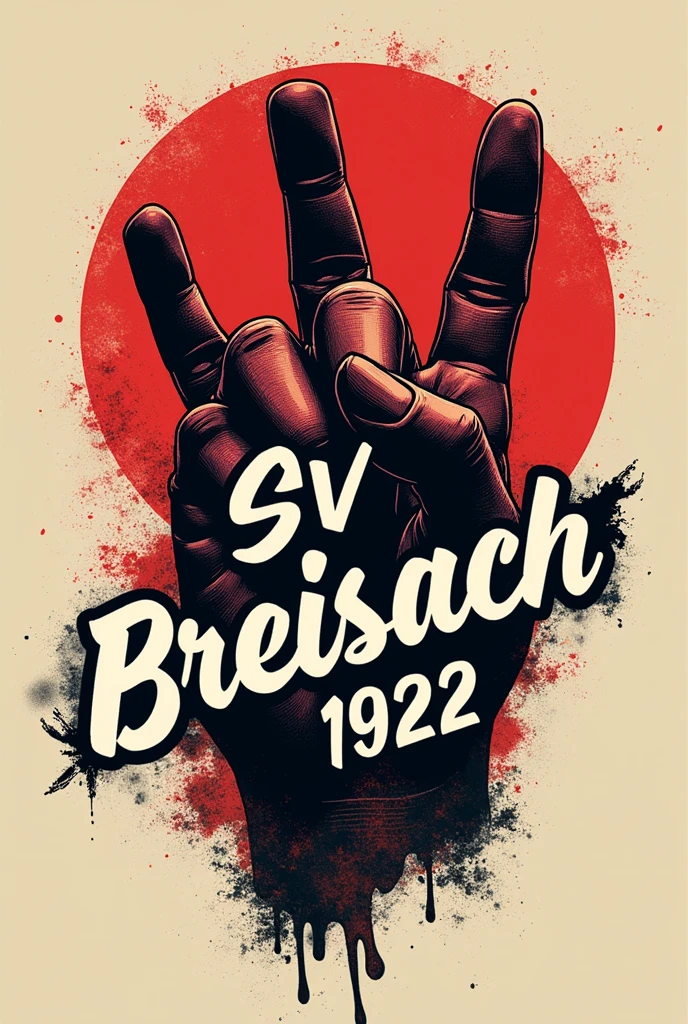 1. Design a modern rock music cover for the band SV Breisach 1922, which stylishly integrates the club crest and reflects the energy of rock music. Use bold colors and dynamic fonts.
2. Create a cover, which incorporates the symbolism of the Mano Cornuta into the design. Combine this gesture with rock elements, to represent the power and influence of music.
3. Develop a cover design, which combines the tradition of the club SV Breisach 1922 with a contemporary rock style. Integrate nostalgic and modern design elements, to show the history and change of the club.
4. Design a rock music cover, which reflects the cultural roots of the club SV Breisach 1922. Use the club crest as a central element and add graphic accents, reminiscent of rock culture.
5. Create a cover, which creatively combines both the club crest and the Mano Cornuta gesture. Experiment with different textures and patterns, to create a captivating and visually appealing composition.
