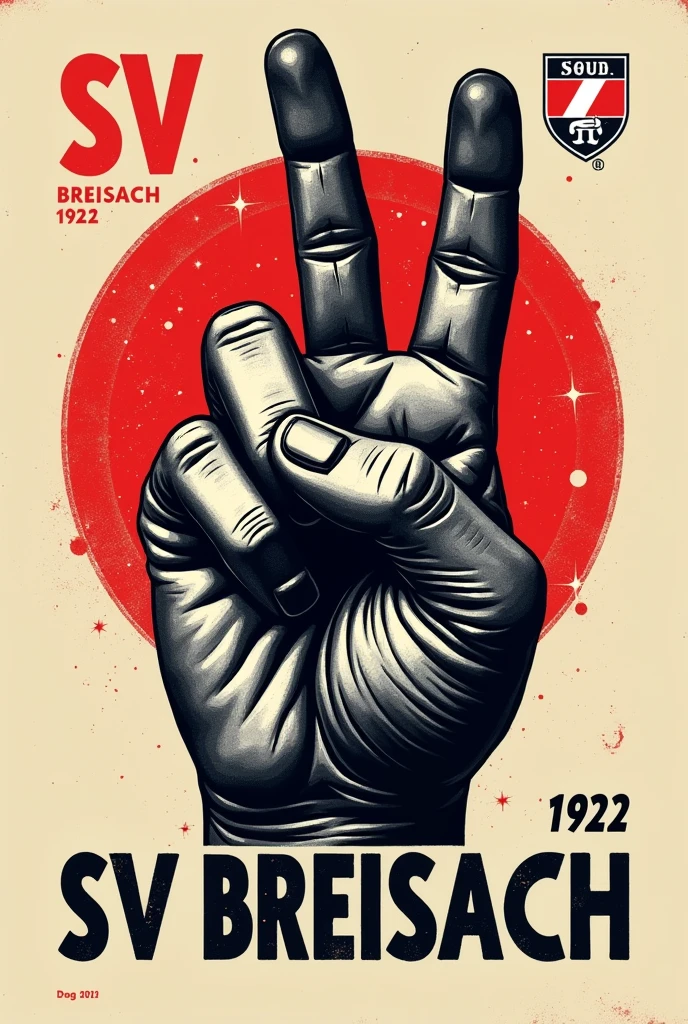 1. Design a modern rock music cover for the band SV Breisach 1922, which stylishly integrates the club crest and reflects the energy of rock music. Use bold colors and dynamic fonts.
2. Create a cover, which incorporates the symbolism of the Mano Cornuta into the design. Combine this gesture with rock elements, to represent the power and influence of music.
3. Develop a cover design, which combines the tradition of the club SV Breisach 1922 with a contemporary rock style. Integrate nostalgic and modern design elements, to show the history and change of the club.
4. Design a rock music cover, which reflects the cultural roots of the club SV Breisach 1922. Use the club crest as a central element and add graphic accents, reminiscent of rock culture.
5. Create a cover, which creatively combines both the club crest and the Mano Cornuta gesture. Experiment with different textures and patterns, to create a captivating and visually appealing composition.