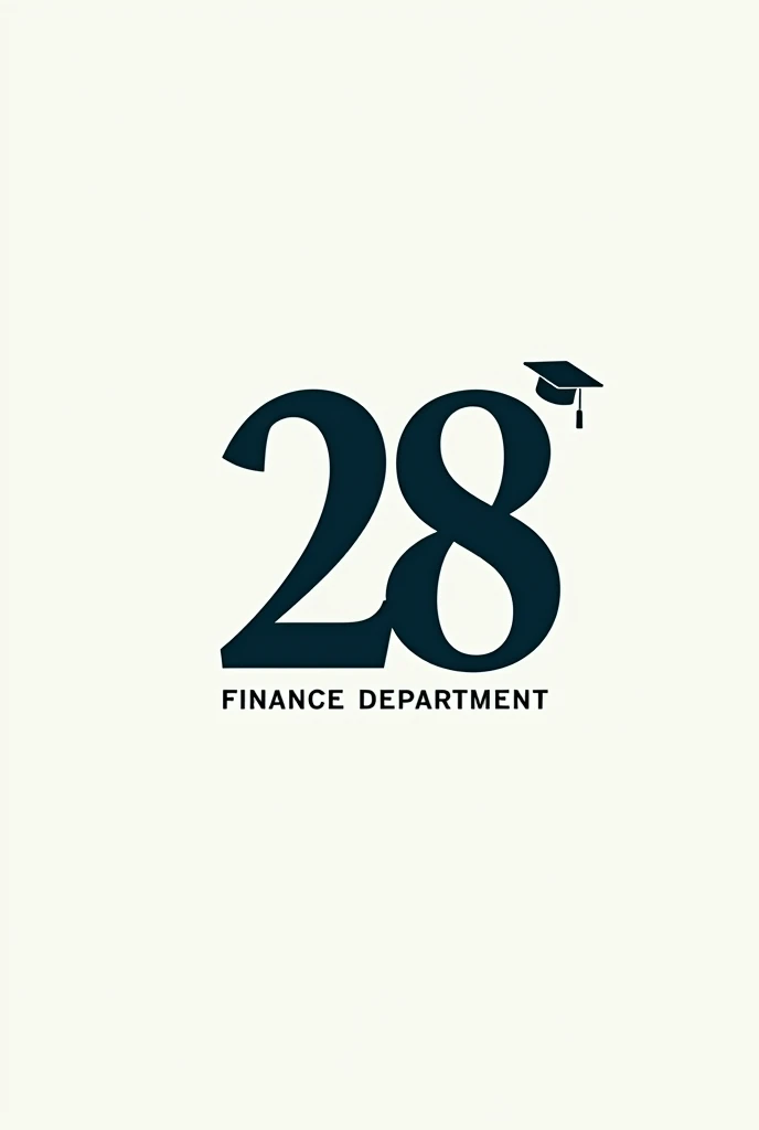 A logo for 28th batch batch of finance Department in a University