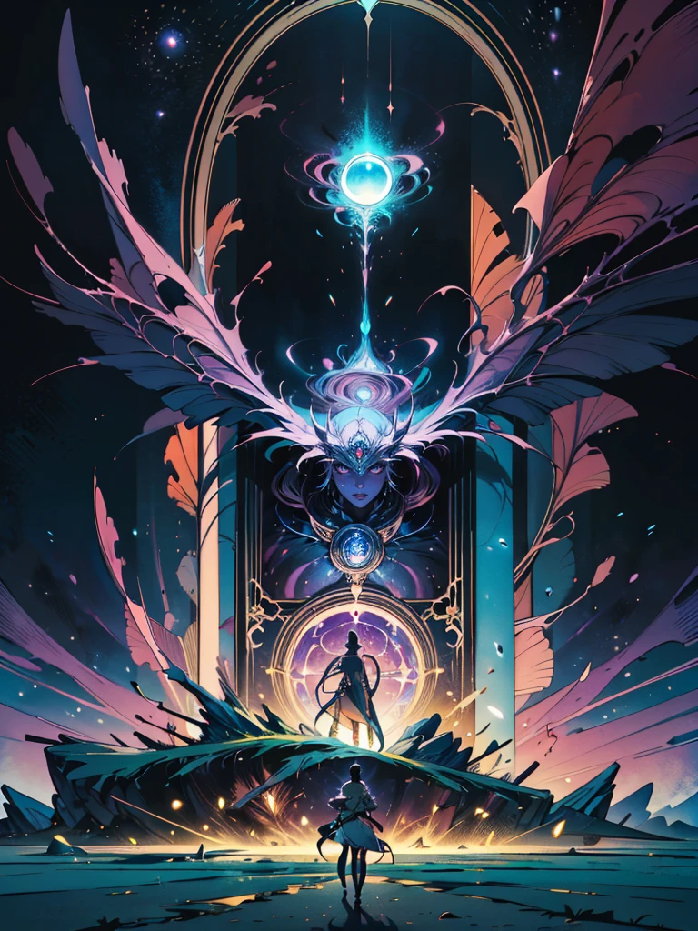 Thrilling dreams, ultra-realistic realism, abstracted, psychedelia, tmasterpiece,PsyAI, (tmasterpiece,best qualtiy:1.2),illustration,8k wallpaper,Dazzle,(Portals:1.1),(Otherworldly creatures:1.2),(magic energy:1.1),(floating debris:1.05),(glowing third eye:1.1), (strong lights:1.05), (illumination:1.05), (fantasy:1.15), (hyper realisitc:1.1), (mistic:1.05), (intriguing:1.05), (Ethereal:1.08), (mistic:1.1), (cosmic:1.05), (interdimensional:1.1), (unearthly:1.05), (spellbinding:1.1), (Unforgettable:1.05), (Fantasy art: 1.1),(number art:1.05),(magic realism:1.08),(Epic:1.1),(concept-art:1.05),(highly detailed:1.1),(cinematic ligh:1.05),(ultra-realistic realism:1.05),(mistic:1.05),(astounding:1.1),(andrey surnov:1.05),(mind bending:1.1),(big breasts enchanting:1.05),(Unbelievable:1.05),(otherworldly landscapes:1.1),(breath-taking:1.05 ), (incredulous:1.05), (portal opening:1.05)