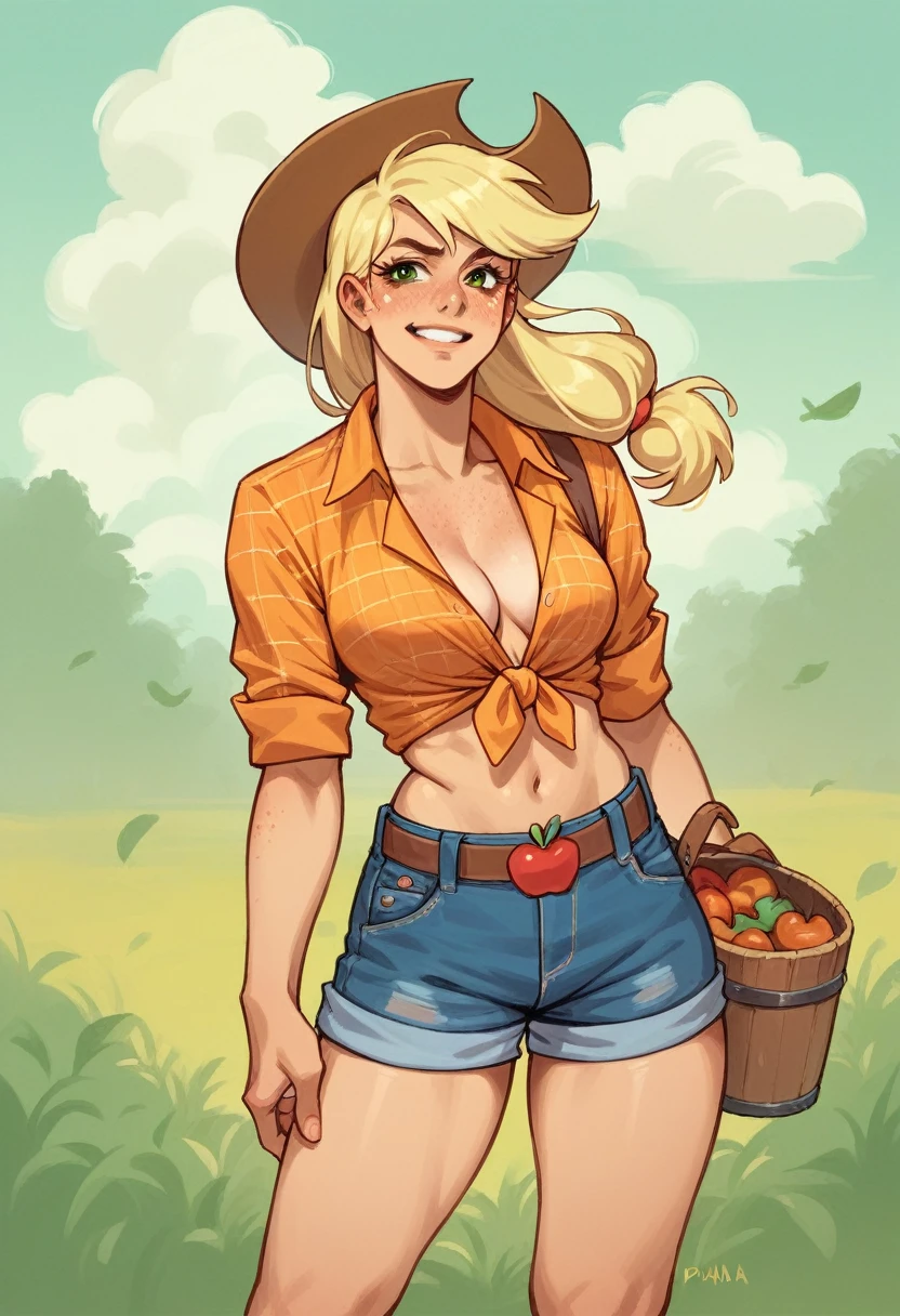 Amber cosplay applejack pijama 