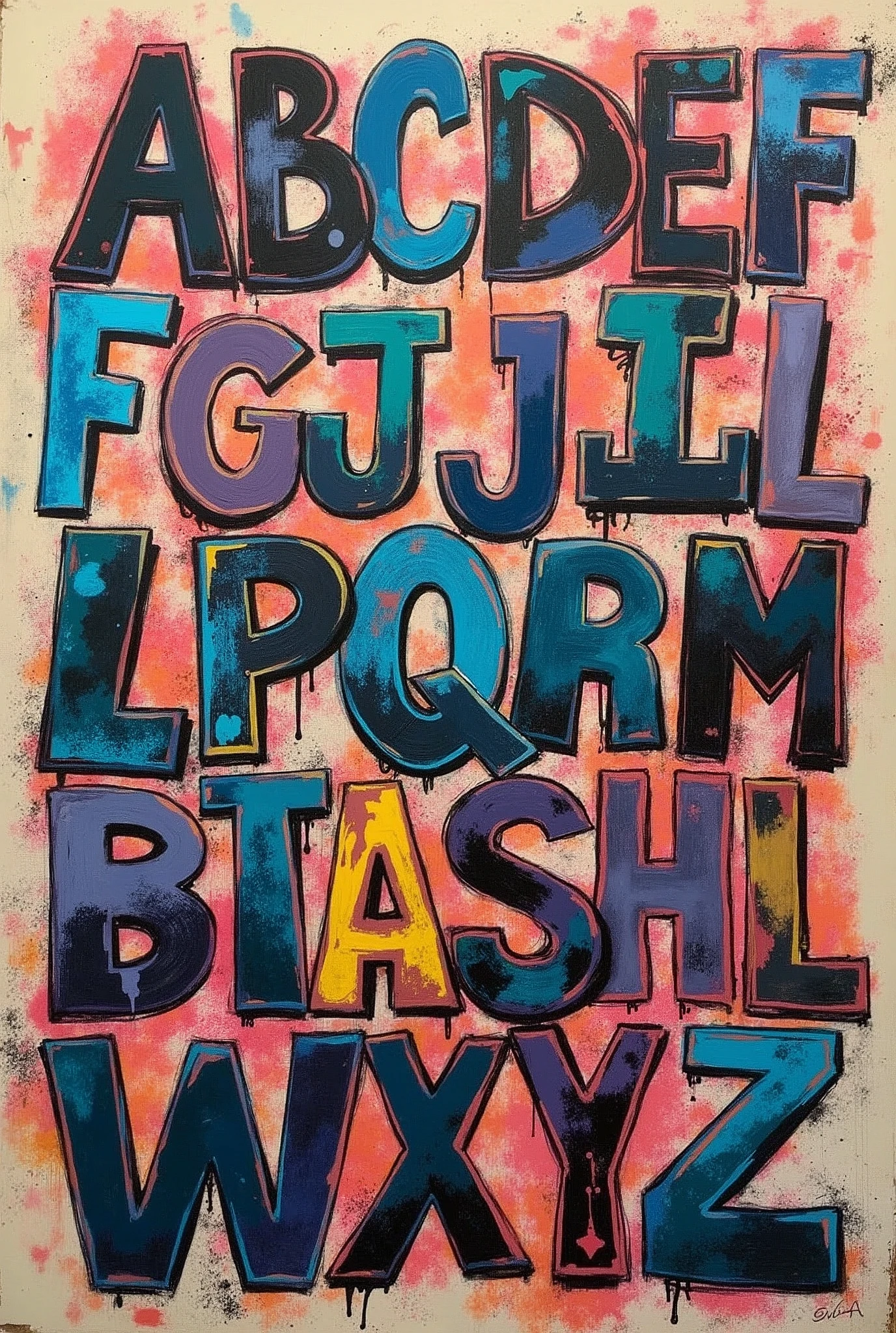 Graffiti alphabets