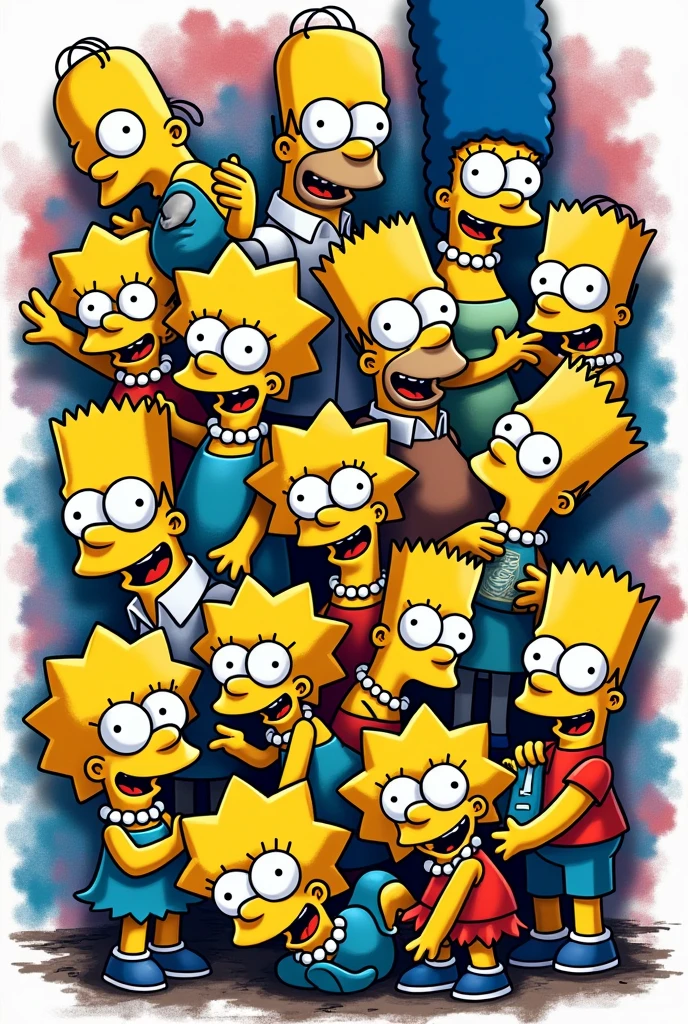 Simpsons Graffiti Alphabets