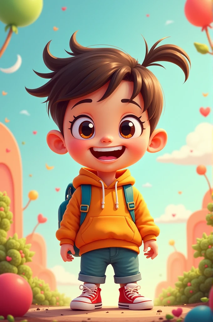 Cartoon girl or boy