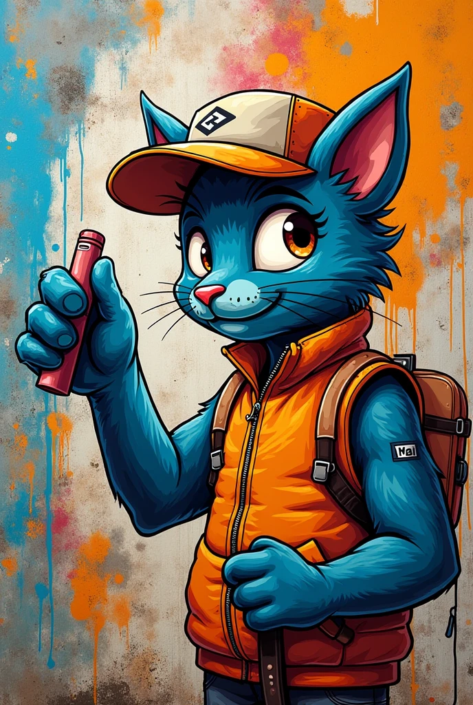Abecedario en graffiti de Cartoon netwok