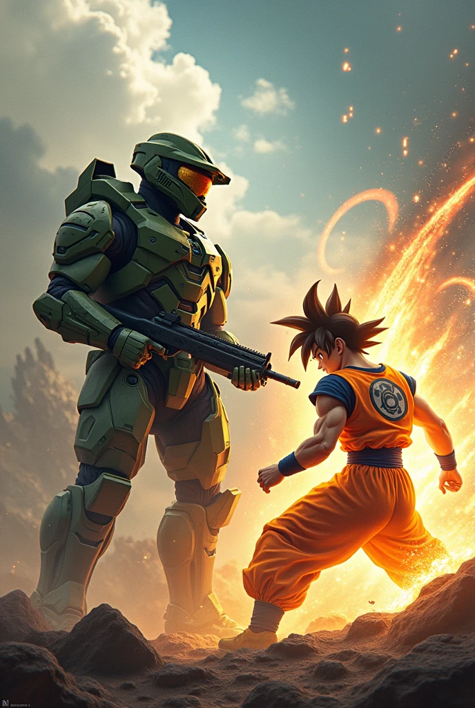 Master chief vs goku
