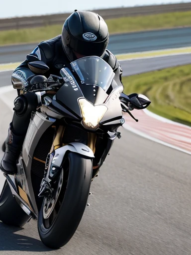 best quality, detailed, beautiful, insanely detailed, absurdres,perfect anatomy, ((two motorcycles)), (Two racer replica motorcycles speeding down the highway:1.5), (motion blur:1.2), Japanese female,black hair,27 years old, (slender), (small breasts),(super fucking beautiful),