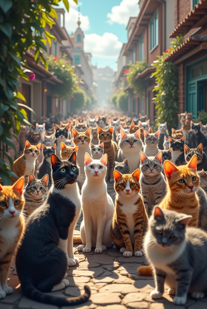 There are cats everywhere