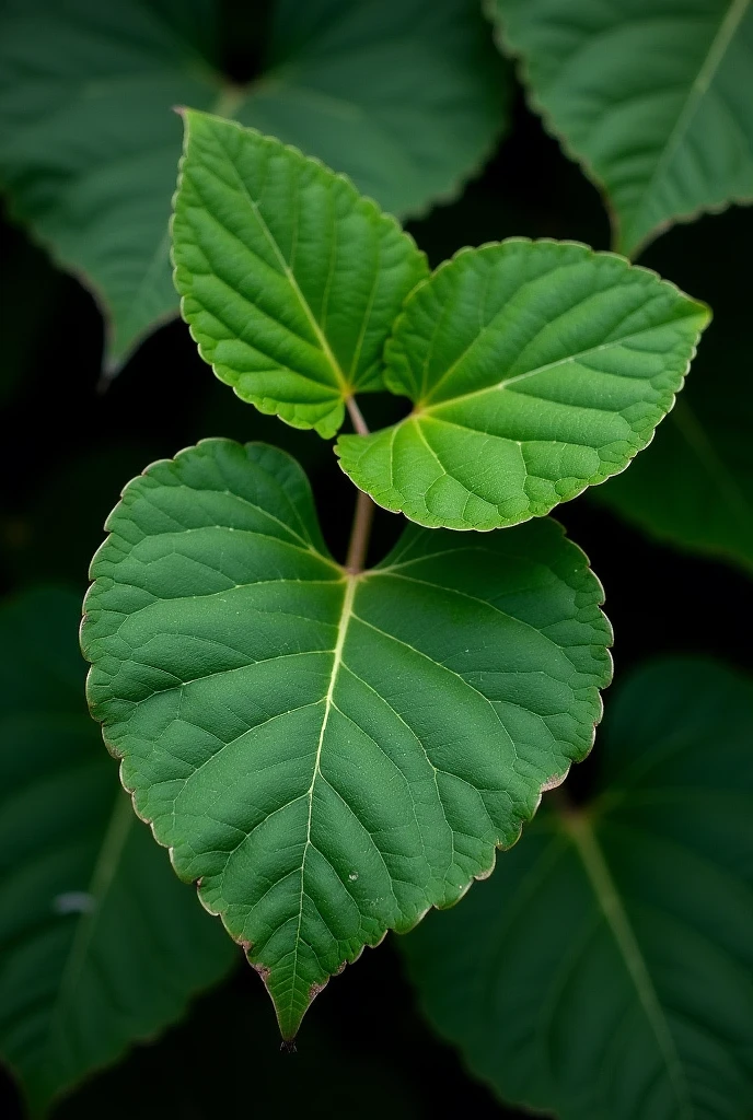 Kudzu leaves