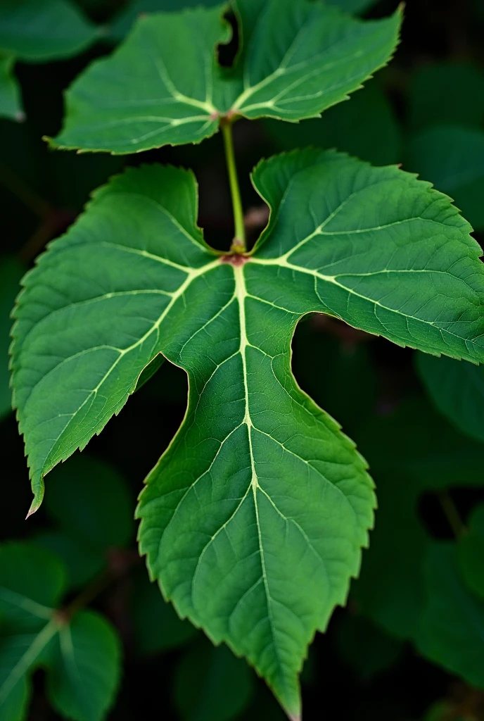 Kudzu leaves
