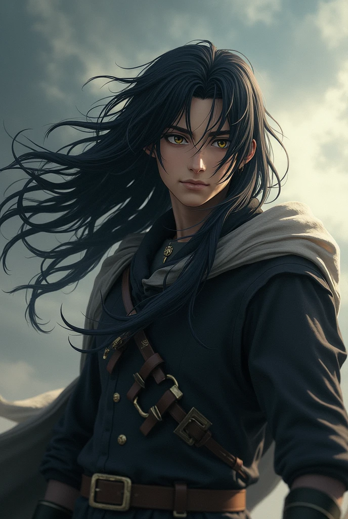 Eren yeager dewasa rambut panjang