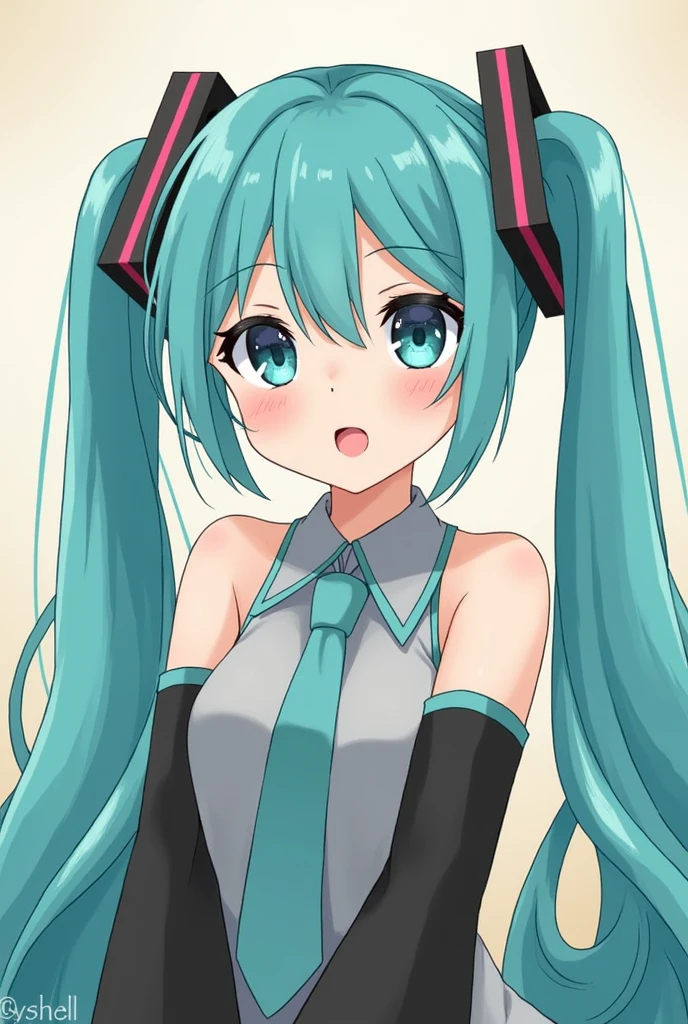 Hatsune Miku getting pooped 