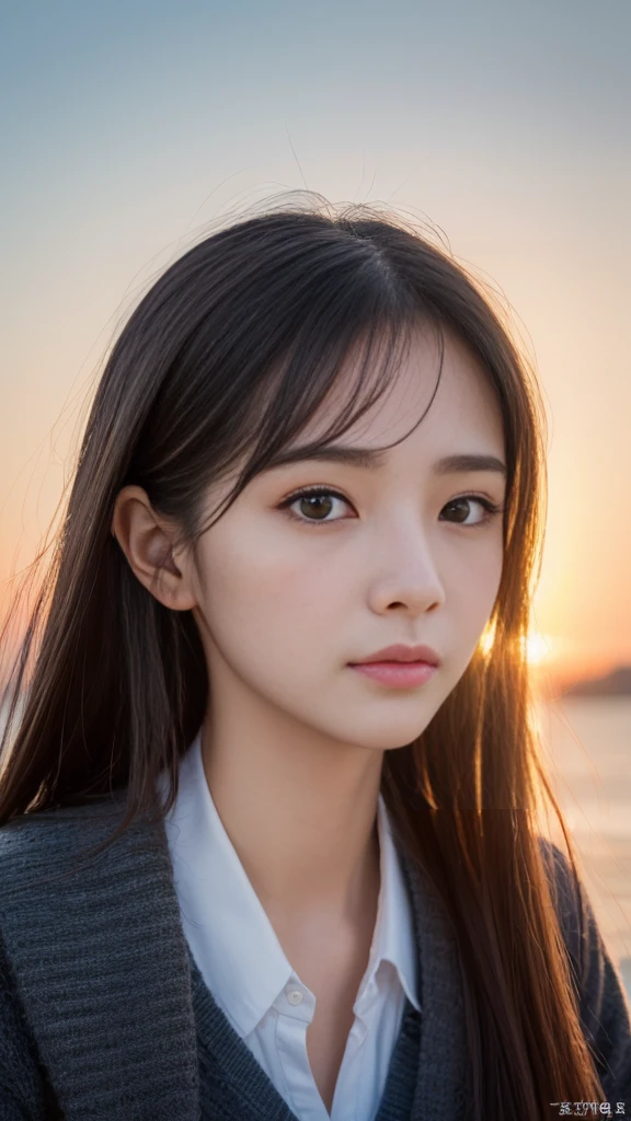 超High resolution, masterpiece, Anatomically correct, Textured skin, Super Detail, Highest quality, High resolution, 8k, bloom, Front light:1.2, Perfect dynamic composition), (24-years-old, 1 person, Cute High School Teacher, Sexy Face, Long face, Distant eyes, Gentle eyelids, Thin eyebrows, Gentle corner of the eye, Hawk-like nose:1.4, It will totally charm you, Eyes that feel erotic, Too cute beauty), break, Absurd, One person&#39;Perspective, ((White dress shirt)), ((Navy Blue Formal Jacket)), (Captivating smile:0.8), (View your viewers), (Long Hair, Inward curls, bangs, Smooth Hair), (Beige hair:1.2), ((Very close relationship:1.4)), Mid-chest, ((Place your hands on the table:1.2, Facing each other across the table:1.2)), ((In the school library)), (Shooting from above:1.2), Keiko Kitagawa