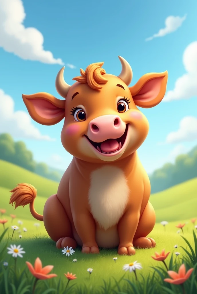 Happy cow