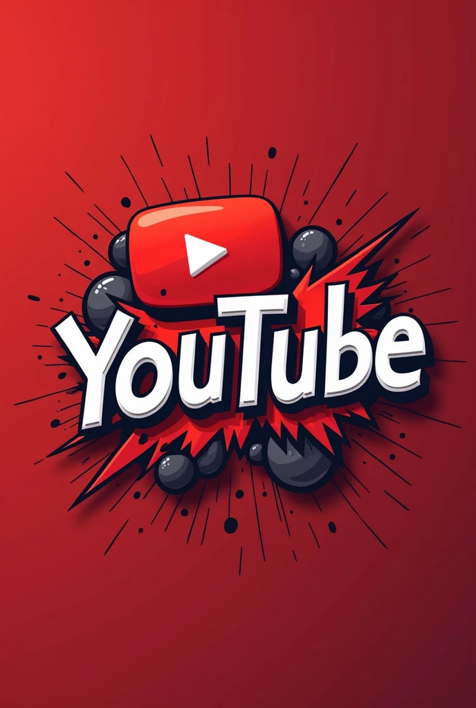 An unique logo for youtube for posting viral clips