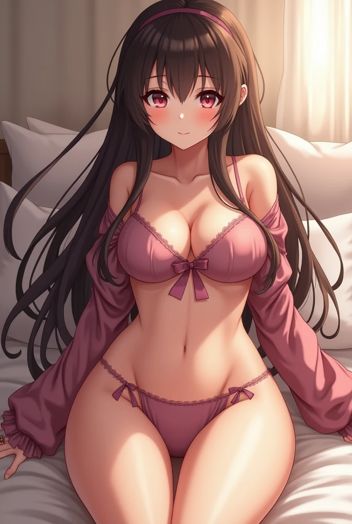 14 year old muslim girl in lingerie , girl with a small body , with a tender face , hentai , anime , white ,  , with her pussy exposed  , with semen and in 4 , with a somewhat large ass and tits 