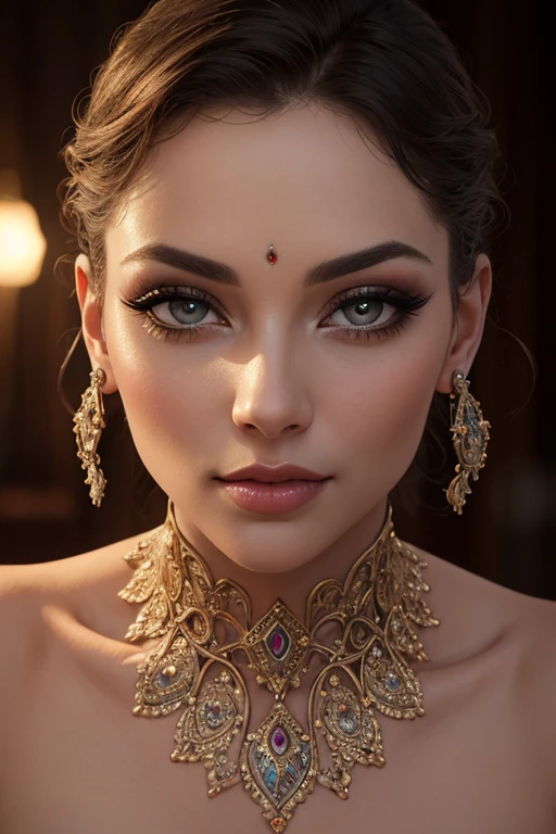 a sexual woman with piercing eyes, beautiful detailed eyes, beautiful detailed lips, extremely detailed face, long eyelashes, captivating gaze, alluring expression, serene mood, elegant pose, enchanting aura, cinematic lighting, vibrant colors, dramatic contrast, high quality, photorealistic, intricate details, nsfw  erotic masterpiece