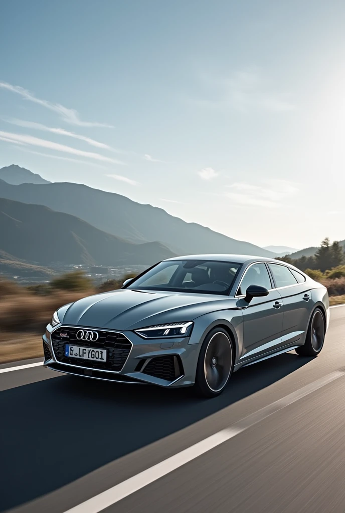 Audi A5,Sky grey,24 models