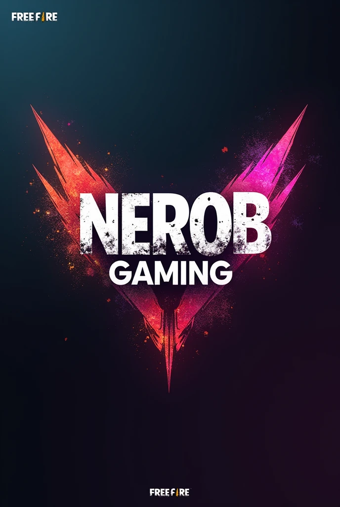 Free Fire logon ছবির ফ্রী ফায় নামের জায়গায় নাম হবে name NEROB GAMING