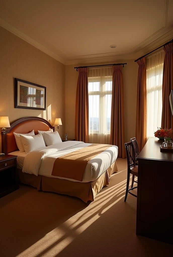 Hotel dim indoor Retro Real photograph