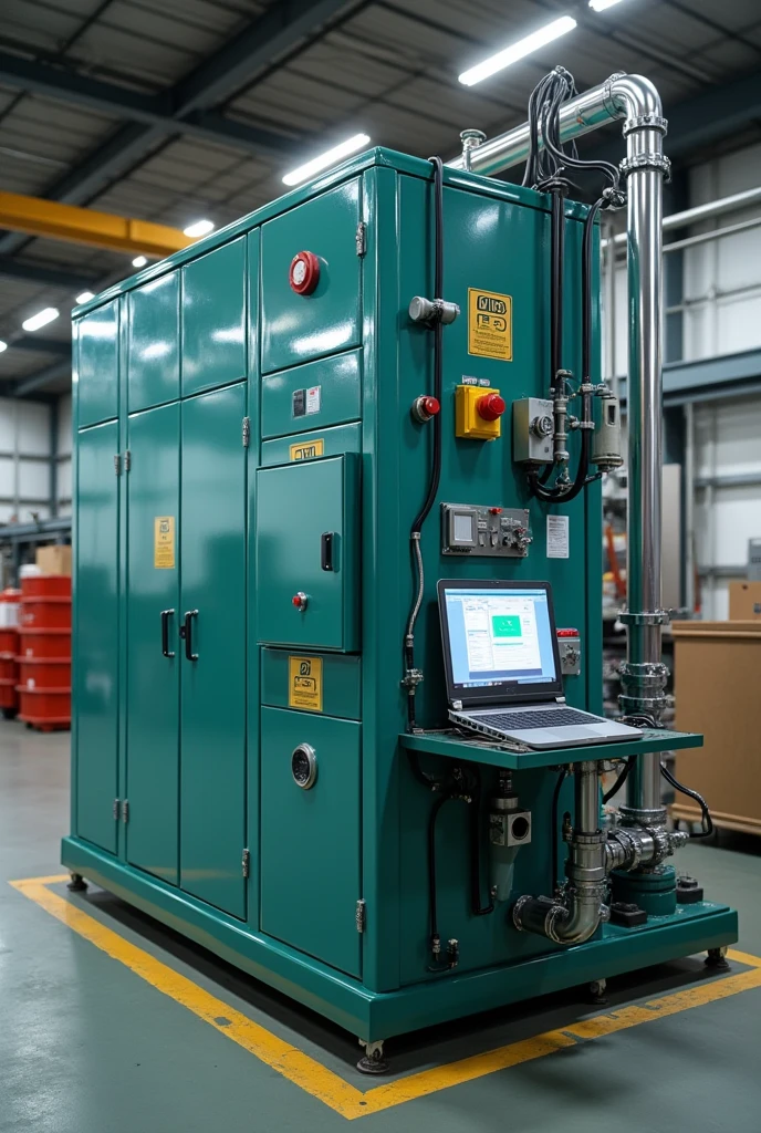 Make a Anaerobic Digestor, it has sensor and also an Ai to send information, Put a laptop inserted on the machine

It is a machine where it process the food waste, animal waste and water waste to produce a Biogas.