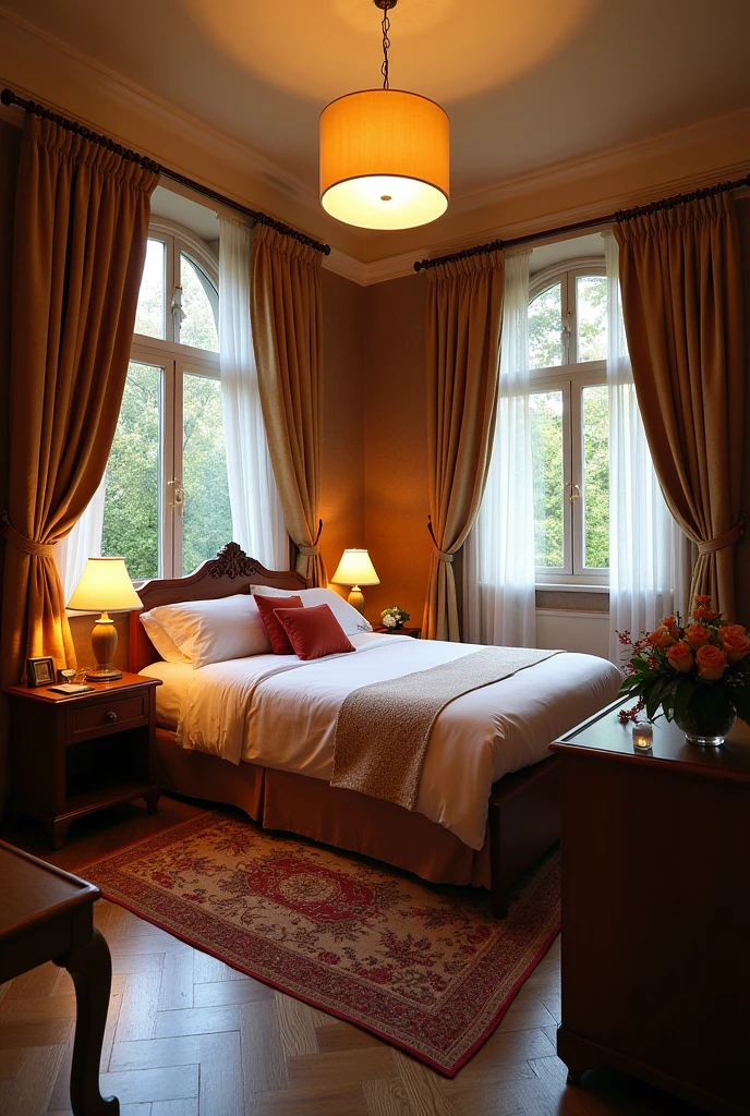 Nostalgia Hotel indoor Real photograph