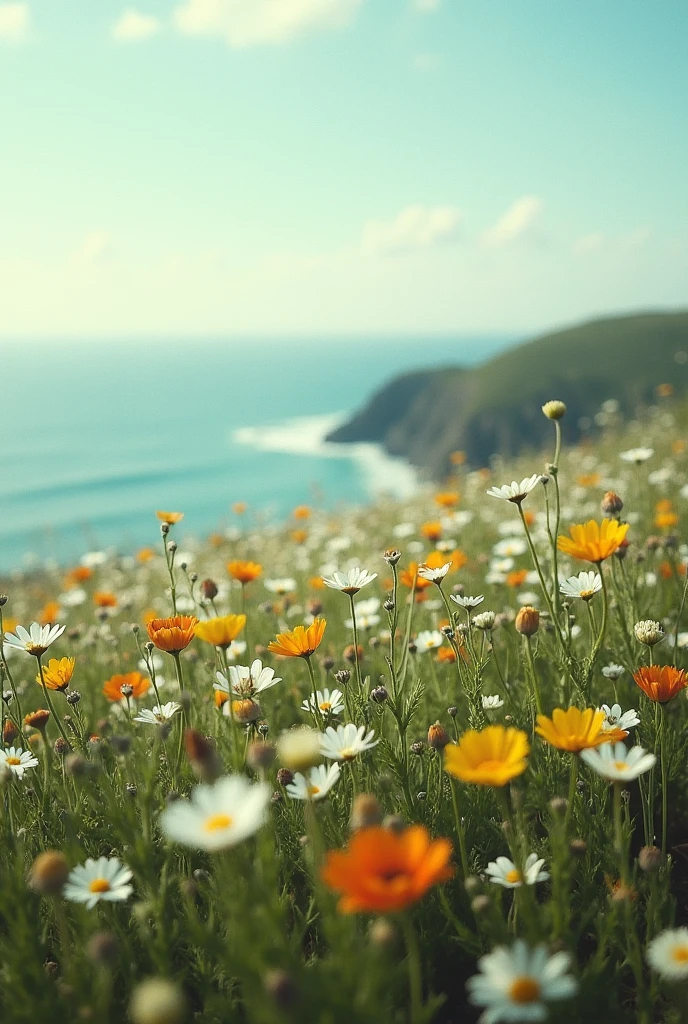 Nostalgia Flower Field null Ocean