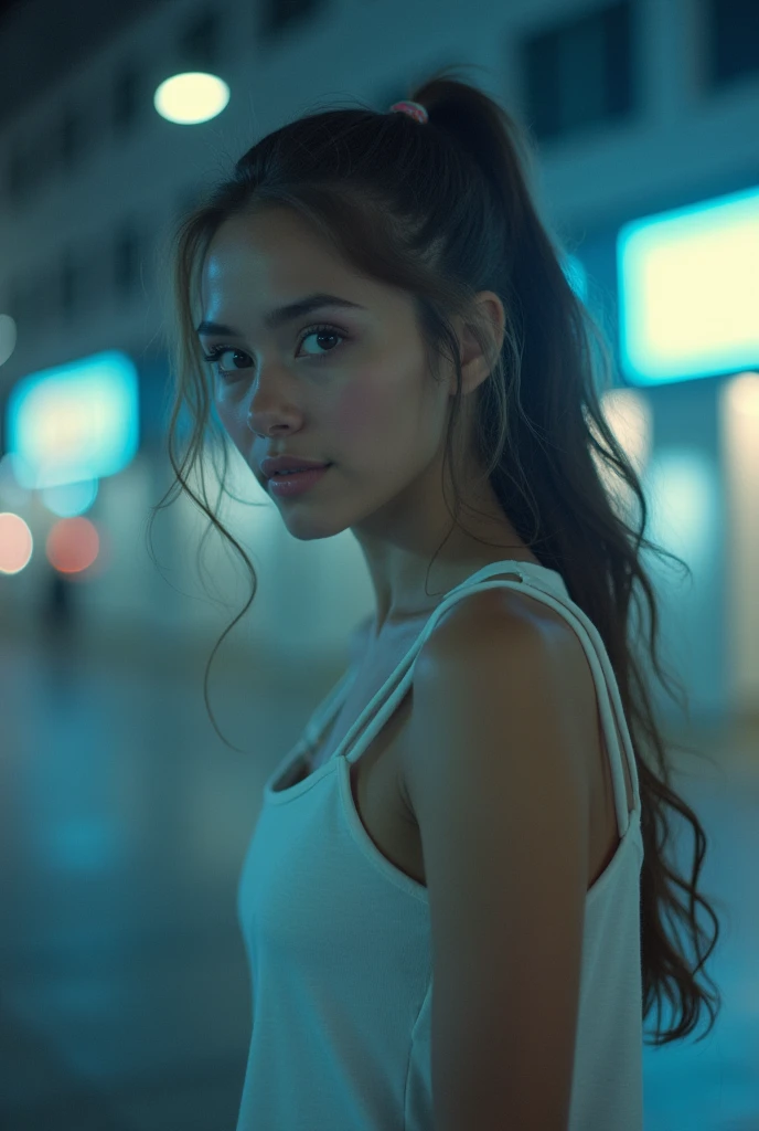 CCTV CAMERA ADVERTISEMENT WITH GIRL