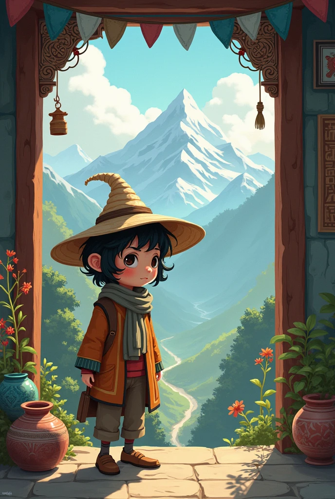 Snufkin with nepalese vibe
