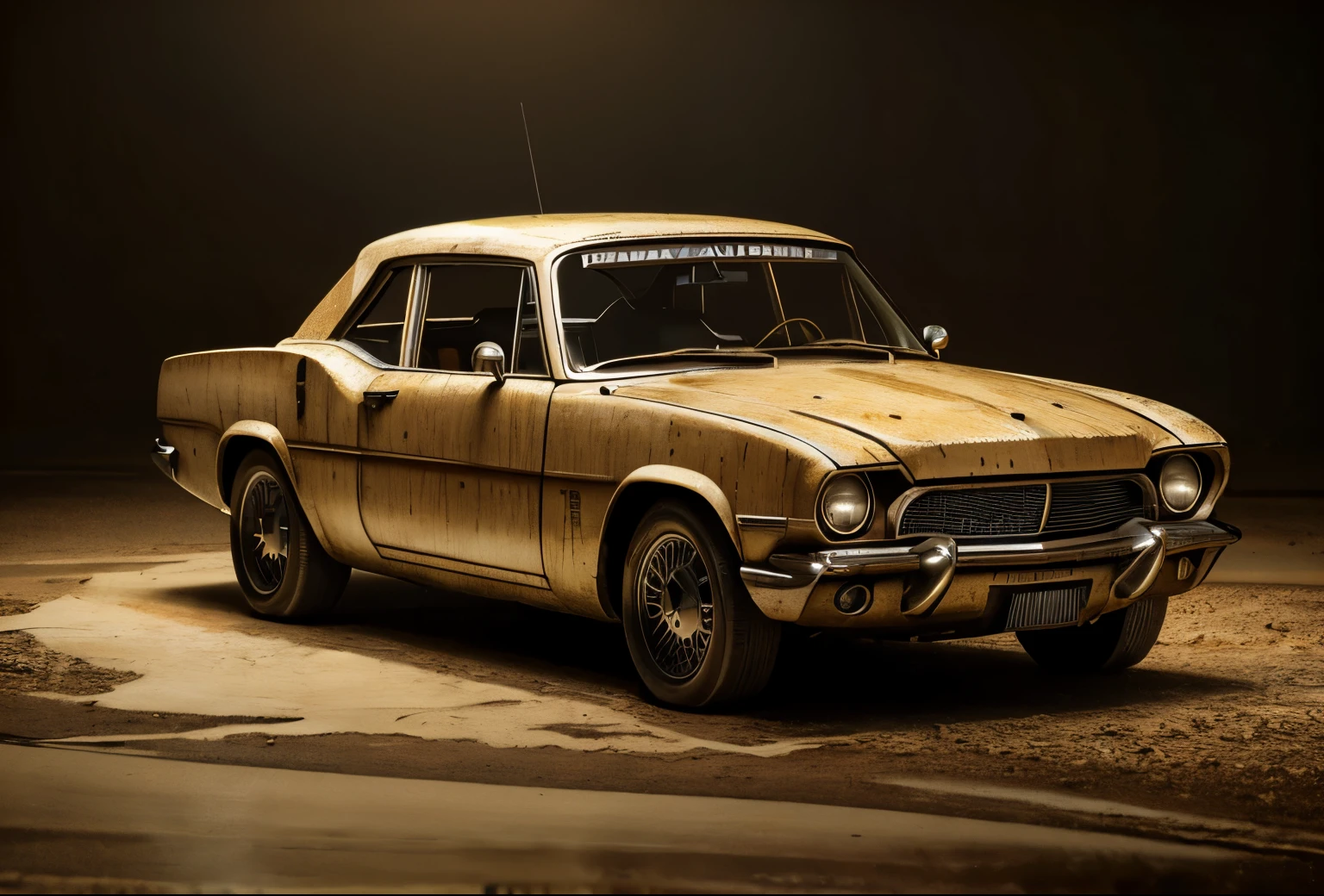 highly detailed 8K resolution 64 megapixel 3D sculpture of a vintage car driving down the retro highway 66 road, made entirely from intricately cut and arranged backlit recycled cardboard, old newspaper, and book pages, soft focus with stunning volumetric lighting and raytracing reflections, intensely rich colors blending seamlessly, reminiscent of Alberto Seveso's mastery of blending the vintage, with Jeremy Mann's loose expressive brushwork, the level of octane render detail is unmistakable, the final output will be visually striking and memorable, warm evening light casting a comforting glow, and capturing the texture of the cardboard, and the paper material, to an extreme, texture close up can be seen