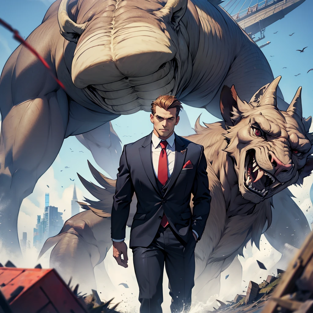 Giant in a suit