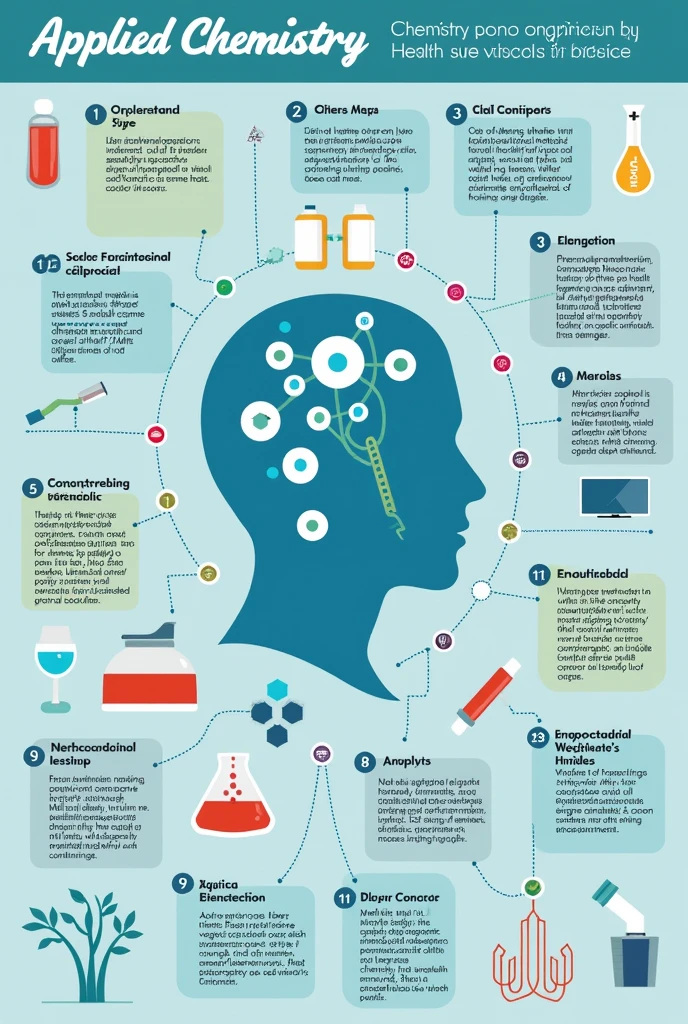 Make Applied chemistry as main header display it's branches in health and in other components 
