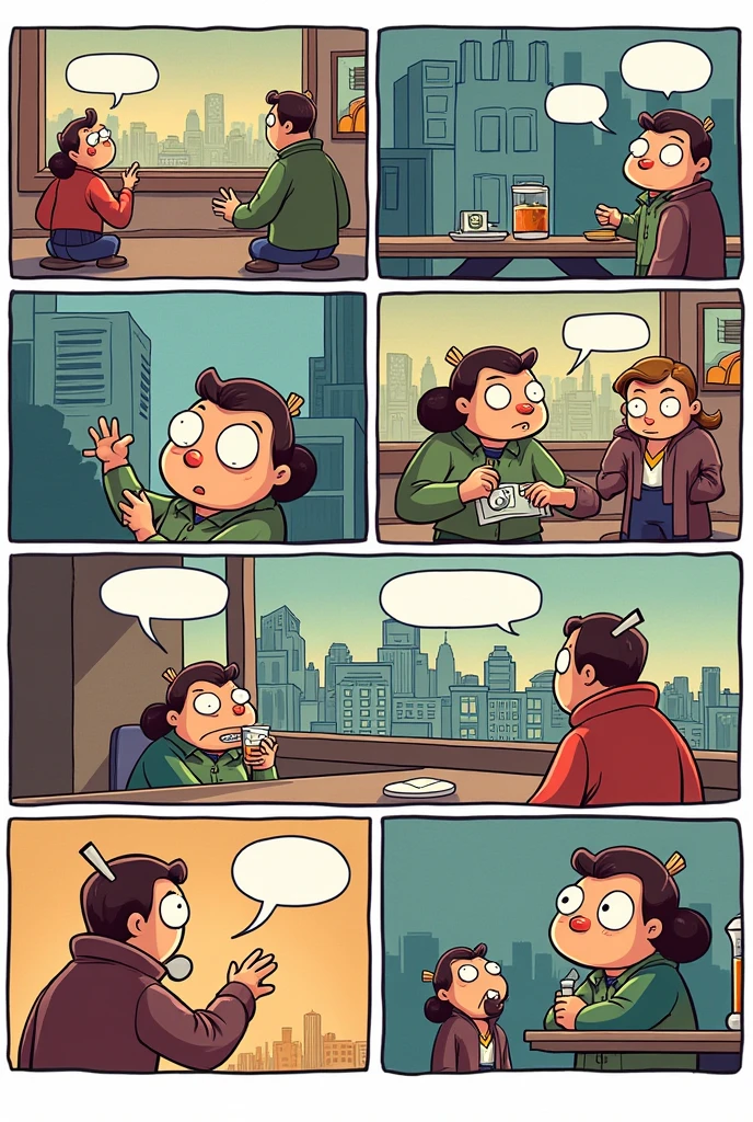 10 panel comic strip