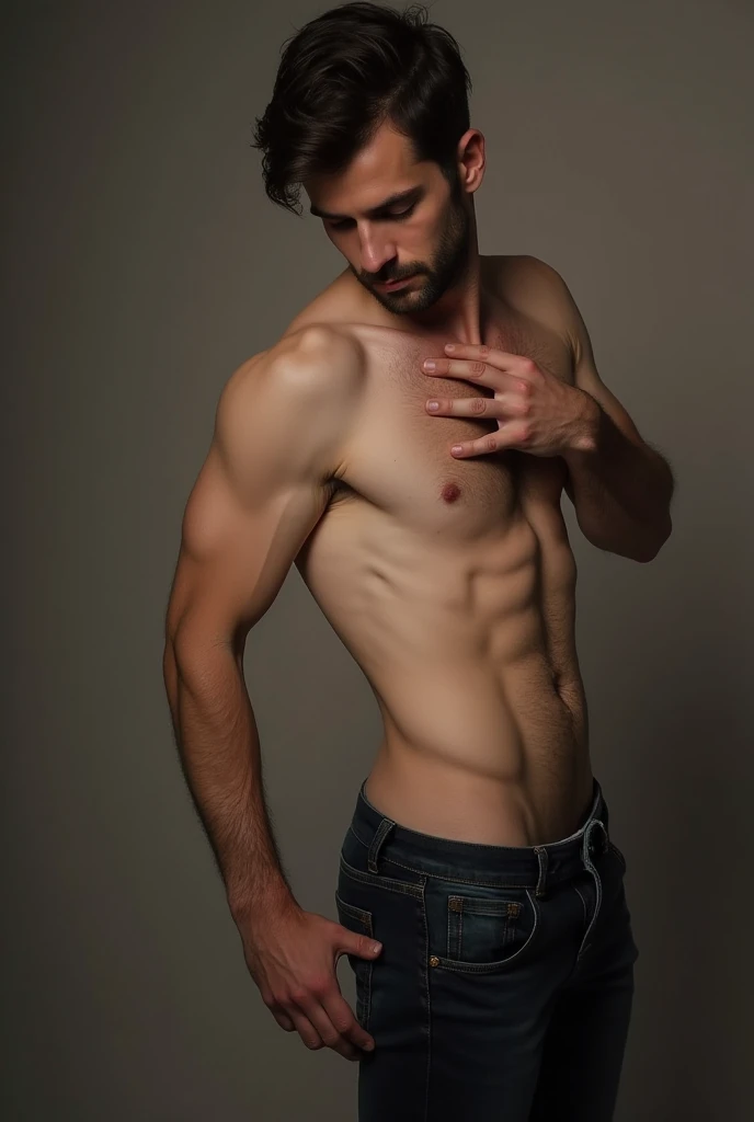 A man showing his penis