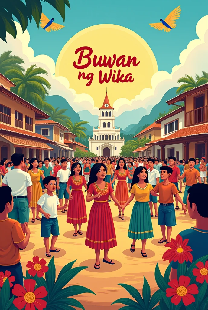 Buwan ng wika drawing

