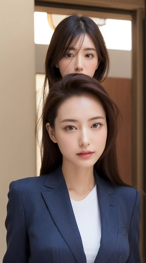 Tall slender beauty、Suit Beauty、Colossal tits、undershirt、Cool Beauty、Career Woman、Japan Beauties、modeled、whole body