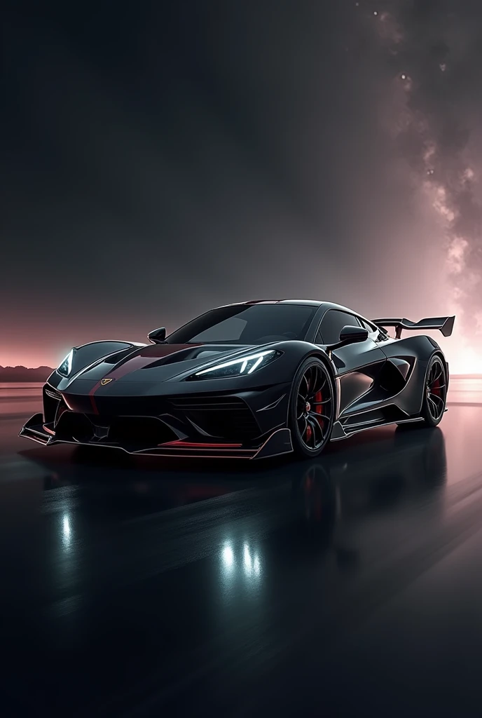 combining the best hyper cars in the world and generates a black wallpaper for pc lock screen
