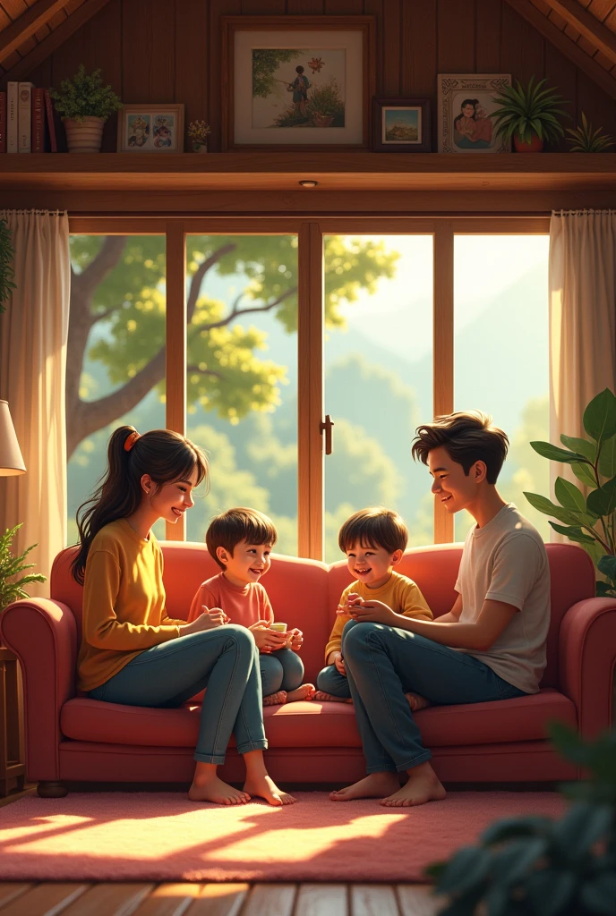 Family In Guest House