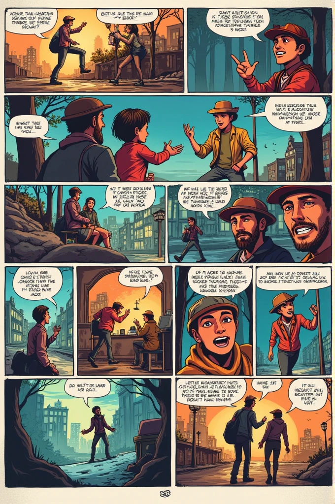 20 comic strip with title