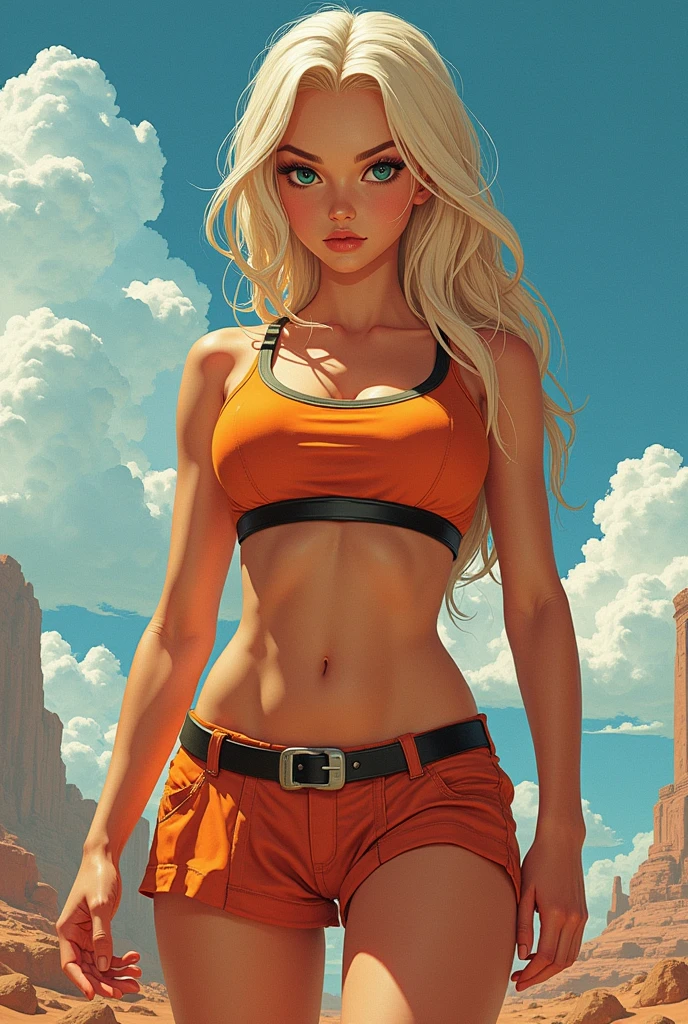 Android 18 from dragon ball thicc nude big tits 