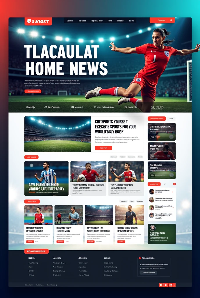 Sports blog website 