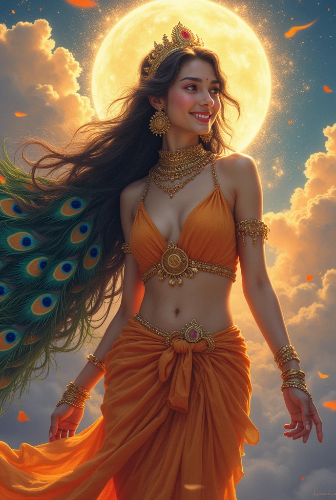 a beautiful Indian woman in short sexy skirt standing in a field of sunflowers, huge boobs, huge ass, boobs cleavage, beautiful smile, sunflower goddess, goddess look, girl frontal in a flower field, sunflowers in the background, sunflower background, sunflower field, beautiful Indian hindu woman, sunflowers, beautiful sunflower indian girl, scene : sunflower field, scene: sunflower field,sunflower, mai anh tran, beautiful Indian woman, beautiful young Indian woman, gorgeous young Indian woman