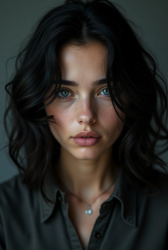 Горячий парень с длинными волосамиportrait парня, RAW photo, - SeaArt AI