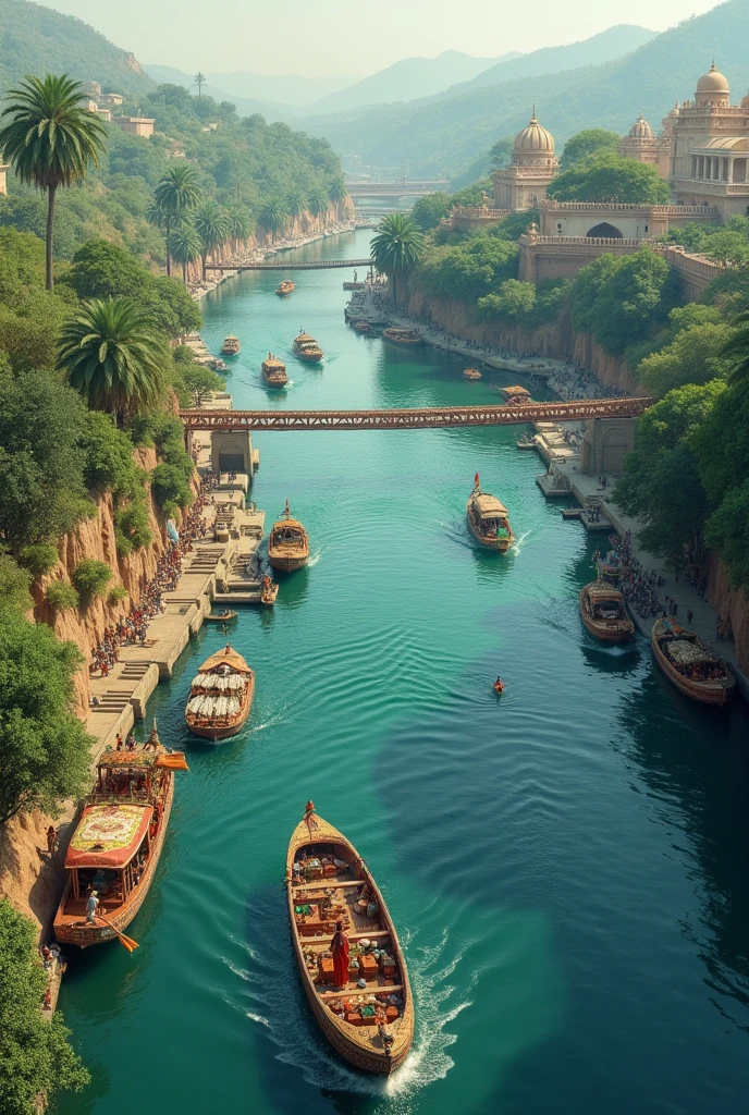 Water transport system during the ancient Indian time