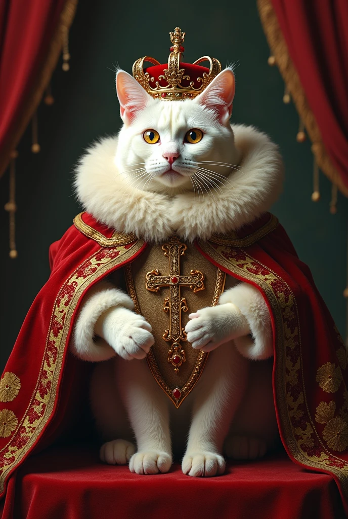 Europe、The prosperous royal city、The corrupt aristocracy、Blood、The ladder of rights、hymn，A white cat is crowned king