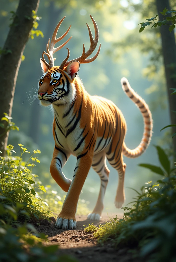 hybrid fusion of tiger and deer
