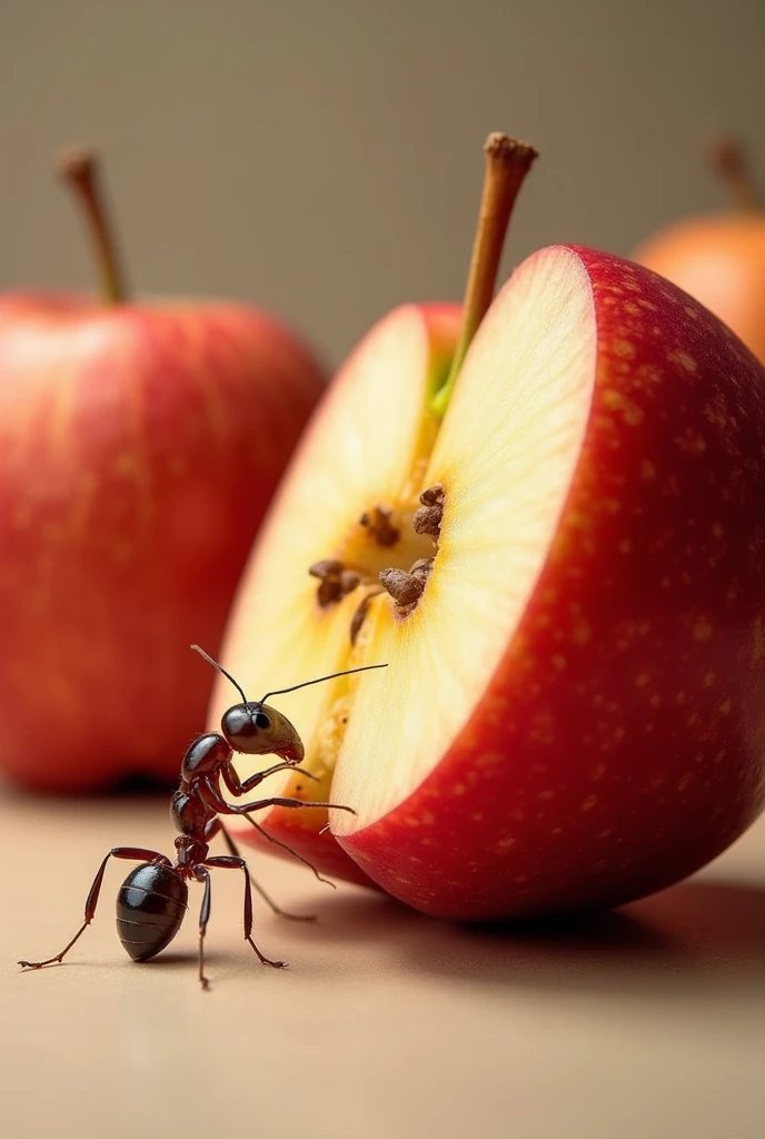Ant eat Apple
