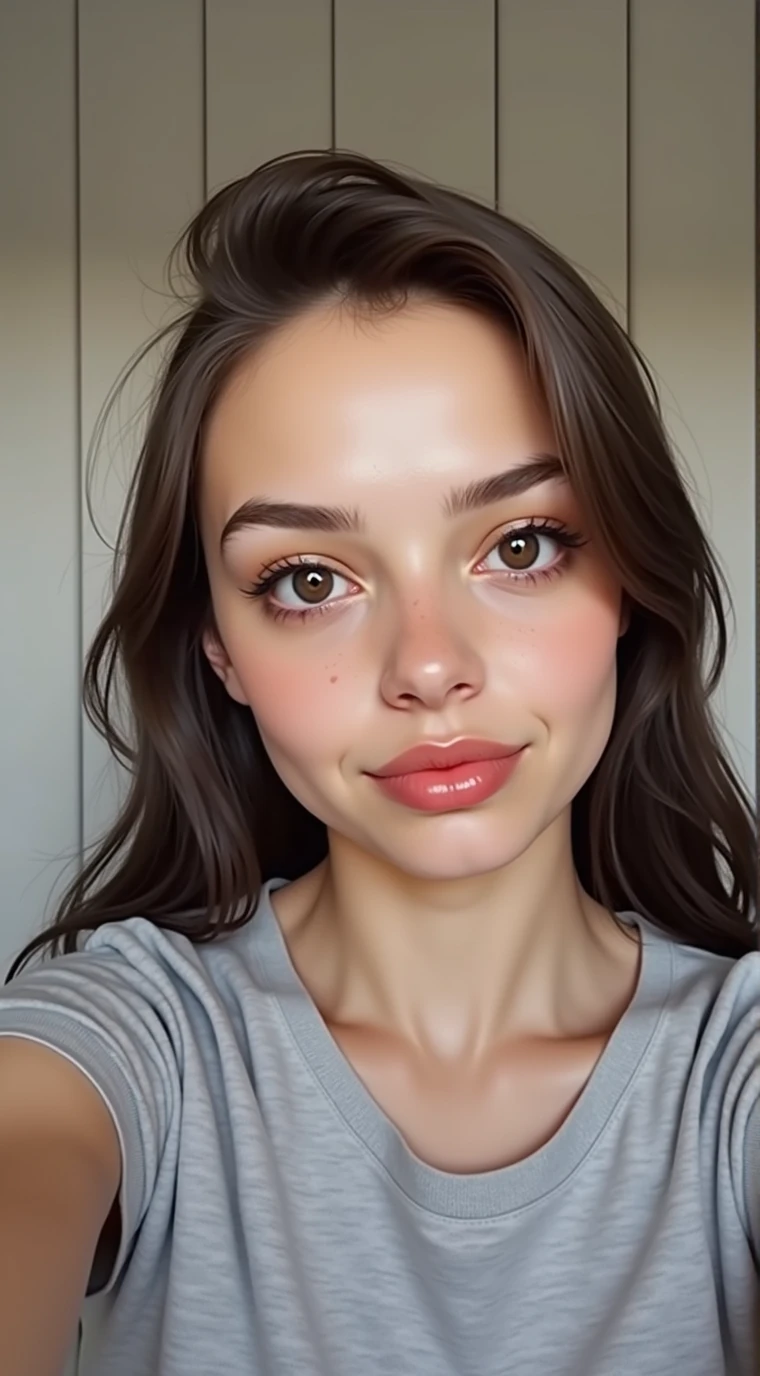 Make her hyper realistic